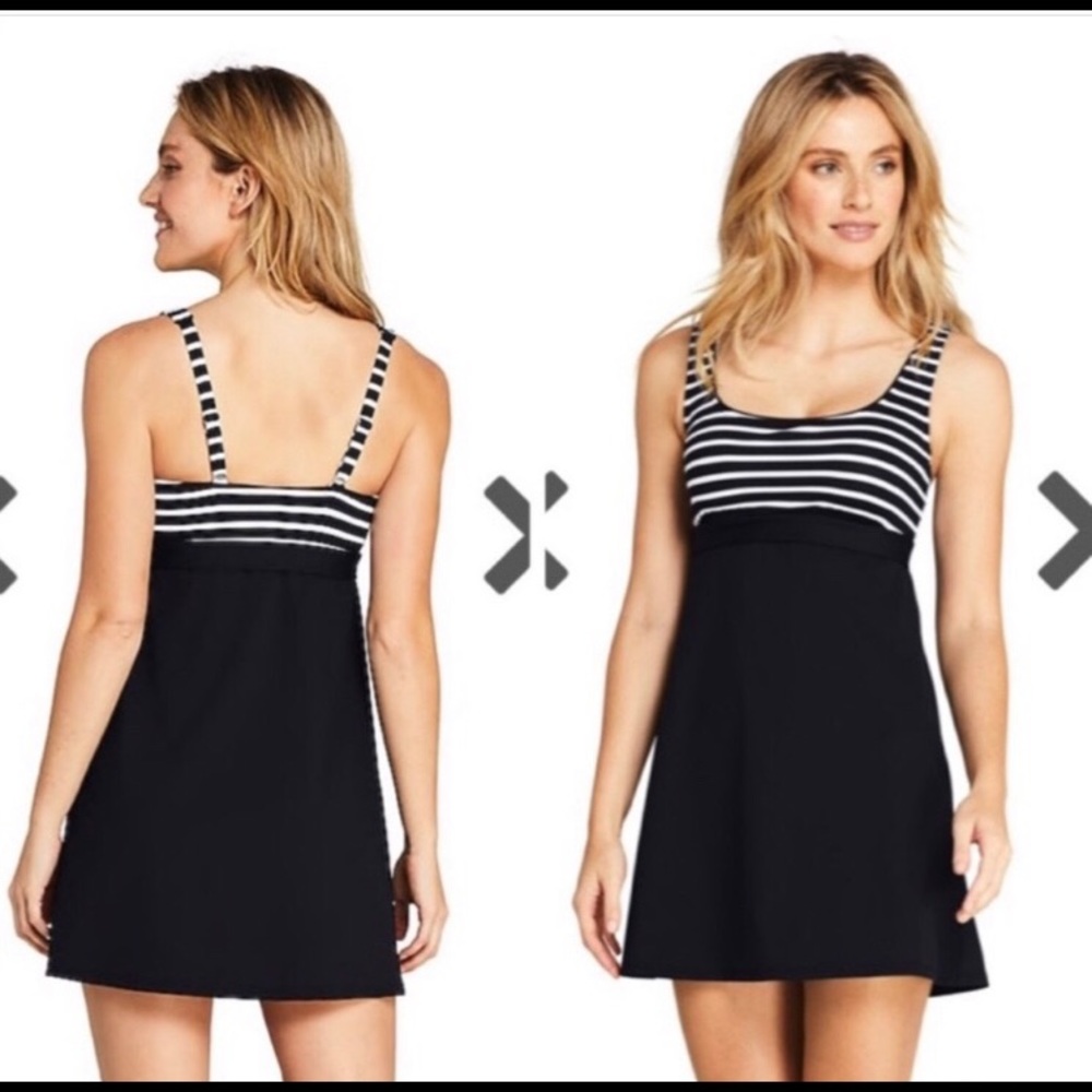 NWOT Lands’ End Swim Dress Size 14 D , 16 W , 16